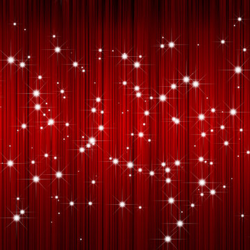 Red curtain background
