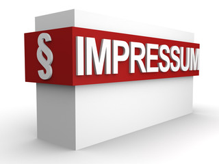 Impressum Box