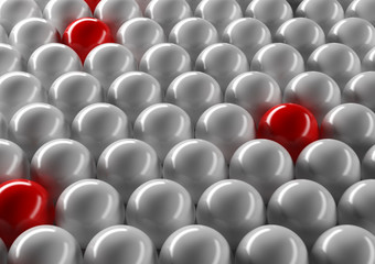 Abstract spheres background