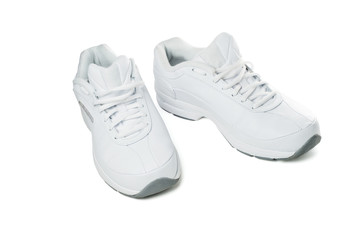 White sport shoes