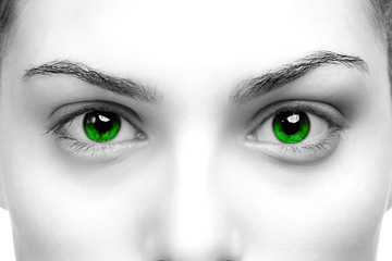 Obraz premium Green eyes