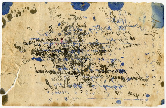 Vieux buvard us&eacute;