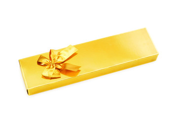 Gift box isolated on the white background