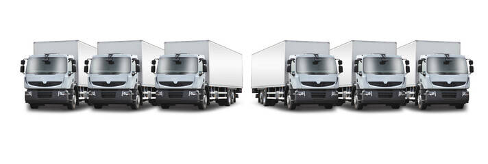 3+3 camions