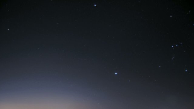 orion. Night sky.