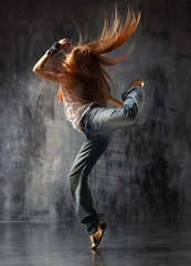 Deurstickers the dancer © Alexander Y