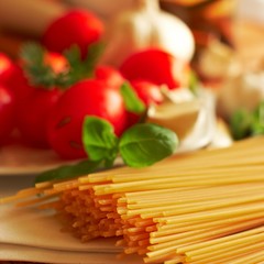 Pasta and fresh Vegetables
