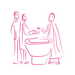 cérémonie baptême fille