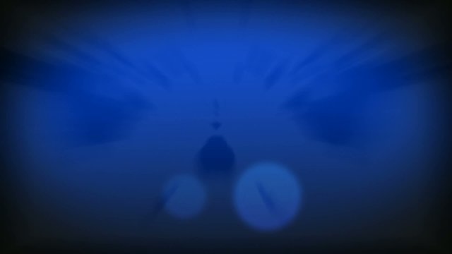 Onde Fond bleu animation en boucle