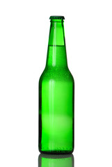 Green beer bottle