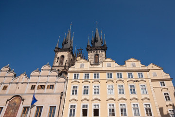 Fototapeta na wymiar Prag historic architecture