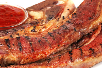 ready to eat steak served