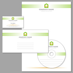 Vector Set of Corporate identity