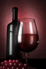 Wine and grapes