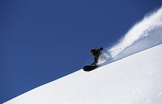 snowboard powder
