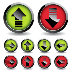 Buttons for web design.