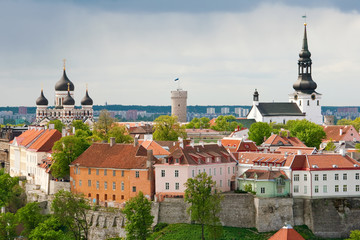 Fototapeta premium Toompea hill. Tallinn, Estonia