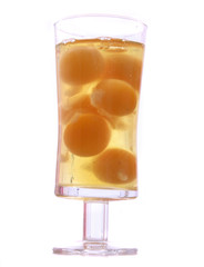 glass of eggs