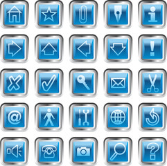 blue internet buttons