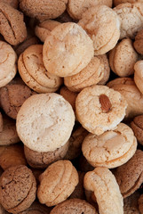 étalage de macarons