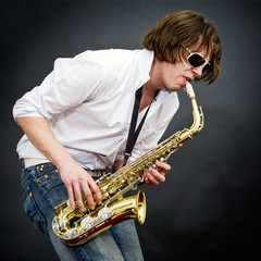 Fototapeta premium Sax solo