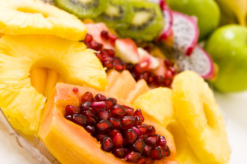 Delicious fresh fruit salad