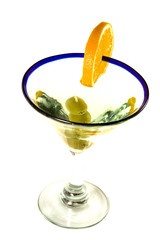 Isolated Martini Glass