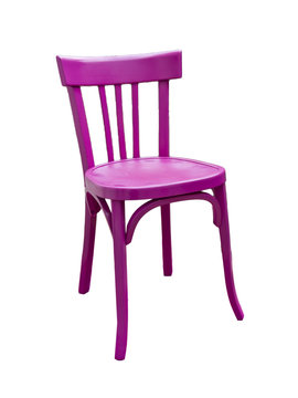 chaise rose