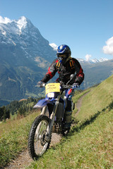 Motocross vor Eiger