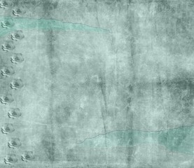 papier fleurs relief vert