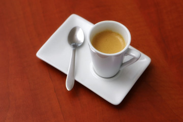 Beautiful espresso coffee