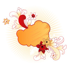 Colorful abstract illustration. Vector