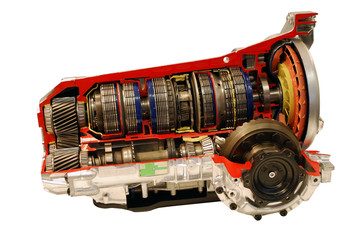 car automatic transmission part isolated