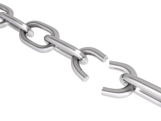 Fototapeta premium Broken chain