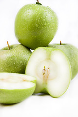 green apples