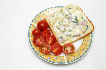 schinken lauch sandwich