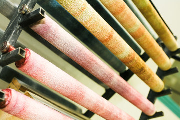 Part of offset printing machine