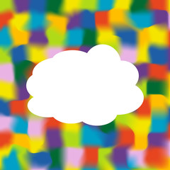 Soft background with cloud