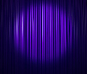 lavender curtain