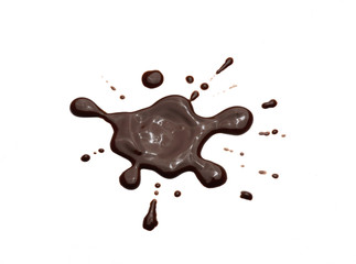 Splash de chocolate.