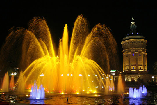 15.09.2007.Mannheim.Arkadenfest.Wasserturm.Friedrichsplatz