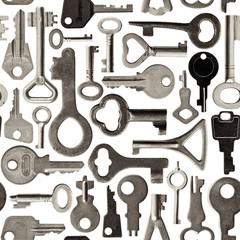 Obraz premium Old keys pattern