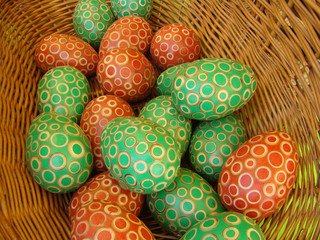 Bamboo Easter Eggs