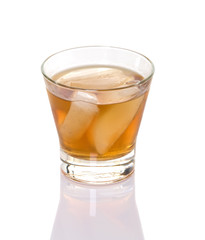 Glass of Liquor on the Rocks