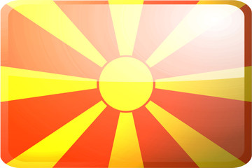 Flag of Macedonia button