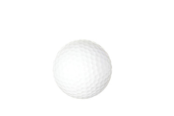 Golf ball isolated on white