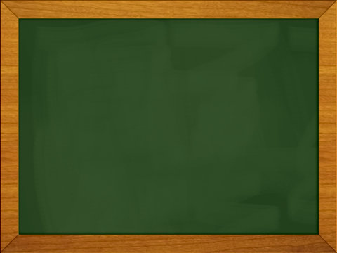 School board isolated on white.