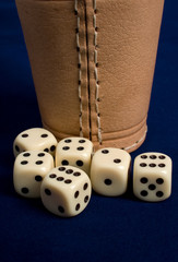 Dice cup and dice