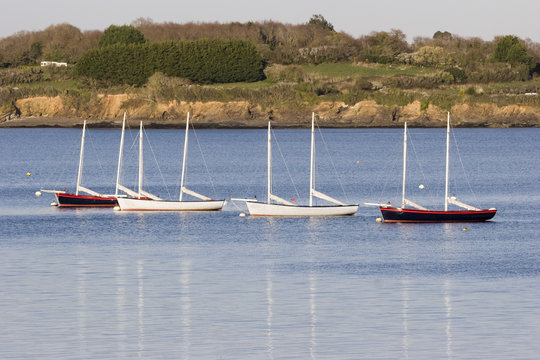 boat waiting in the sea