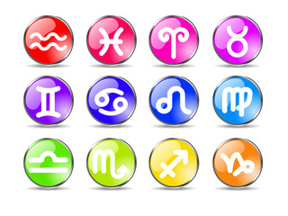 Zodiac vector iconset